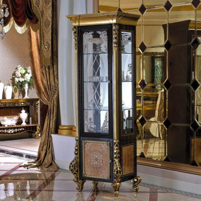 Display case Wardrobe Showcases Living room Show Cabinets Design Baroque Rococo