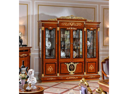 Display case Wardrobe Showcases Living room Show Cabinets Design Baroque Rococo E38 new