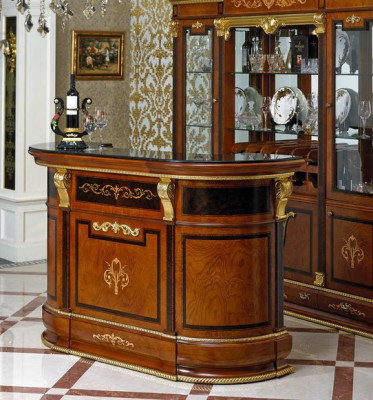 Display case Bar Wardrobe Cabinets Home Bar Classic Bar Antique Style Baroque Rococo new