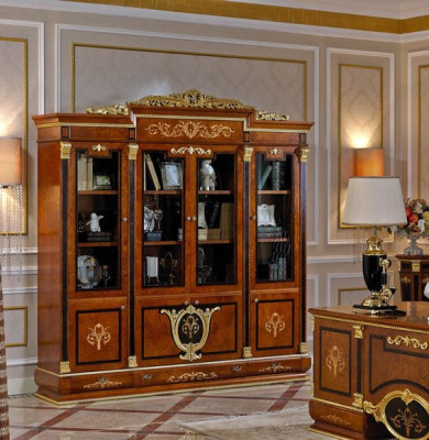 XXL Office Bookcase Filing cabinet Elegant Luxury Furniture Style Antique Wardrobe