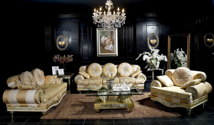 Classic Sofa set 3+1 Baroque Rococo Antique Style Sofa Couch Couches SB20 new