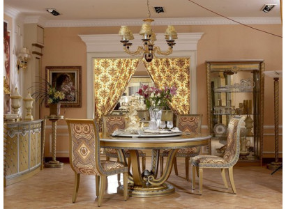 Dining room Designer Wood Chair 8 Chairs Set Suite Antique Style Baroque Rococo new