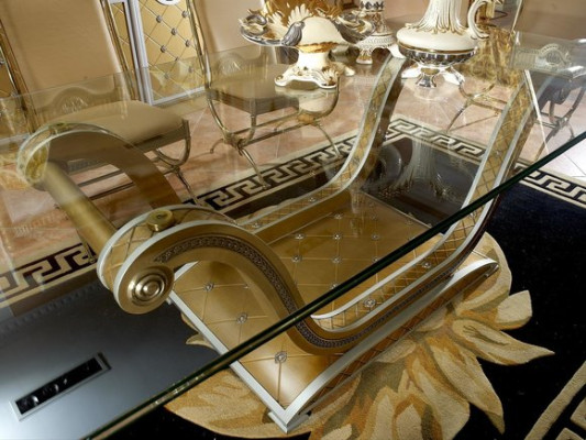 Dining room Designer Wood Chair 8 Chairs Set Suite Antique Style Baroque Rococo new