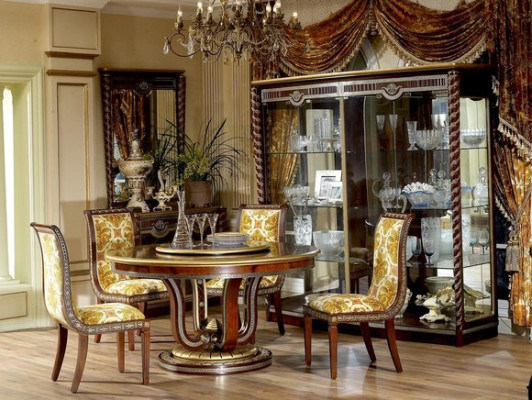 6x Classic Luxury Baroque Rococo Chairs Antique Style Real Wood Luxury Class new