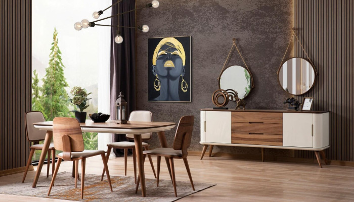 Dining table extendable dining room table dinette table dining room luxury wood