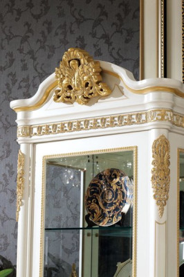 Display case Wardrobe Showcases Living room Show Cabinets Design Baroque Rococo