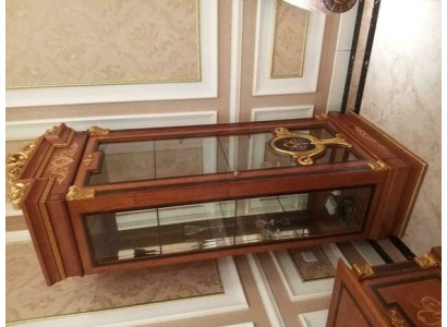 Display case Glass Wardrobe Living room Shop window decoration 1-door showcases Baroque