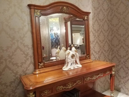 Consoles Table Furniture Set Console Baroque Rococo Chest of drawers with Mirror Luxury class