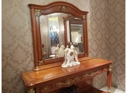 Consoles Table Furniture Set Console Baroque Rococo Chest of drawers with Mirror Luxury class