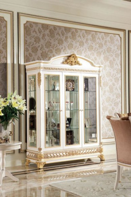 XXL Glass Display case Showcases Chests of drawers Wardrobe Living room Collection showcase