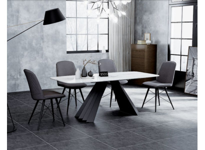Design Dining room Group Table + 4 Chairs Seat Upholstery Suite Tables Lehn Chair