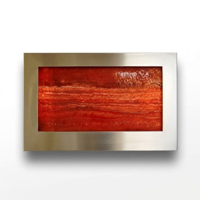 LED water wall designer water columns waterfall picture frame 90x60