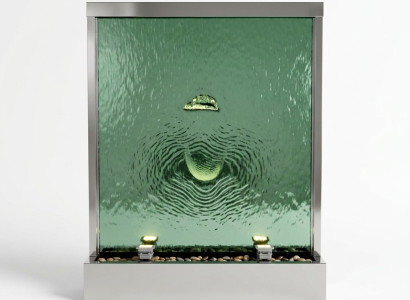 Water wall water column waterfall led partition luxury design