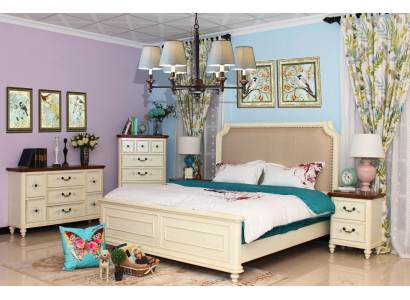 Design Bedroom 5 pcs. Complete e Suite Set Bed Bedside table Chest of drawers new