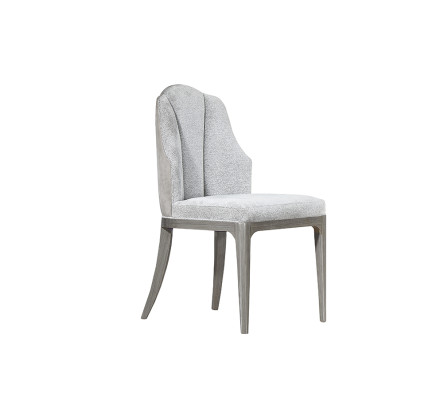 Elegant Art Nouveau chair set Modern white ensemble for 8 people