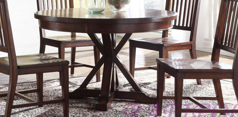 Dining table Wood Tables Round Dining Room Table Solid wood 122*77 Dining tables Solid