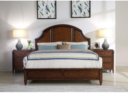 Bed Bedside table 3 pieces. Bedroom Set Country House Luxury Complete Furniture Group new