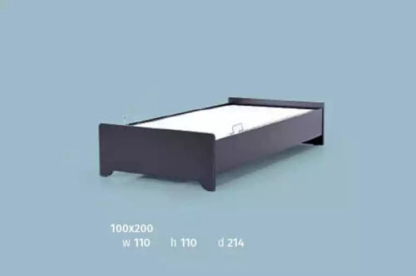 Designer Beds Childrens bed youth bed wooden furniture with soft 100x200cm