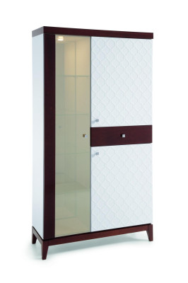 Modern design display case glass cabinet showcases wardrobe decorative showcase shelf
