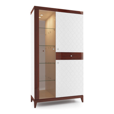 Modern design display case glass cabinet showcases wardrobe decorative showcase shelf