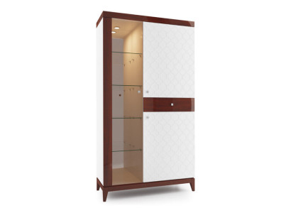 Modern design display case glass cabinet showcases wardrobe decorative showcase shelf