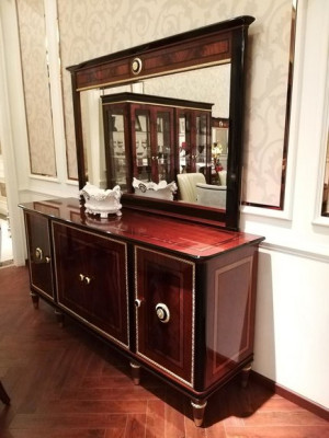Elegant Design Console Wood Sideboard Console table Mirror Sideboard Wardrobe