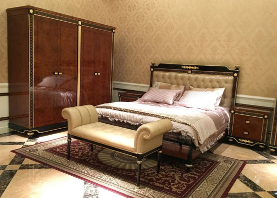 Double bed bed marriage bed design luxury decoration luxur beds baroque rococo antique