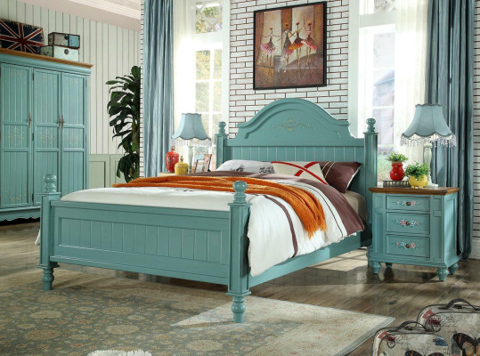 Hotel Upholstery Double Beds American Bix XXL Wood Textile Bed Elegant Design