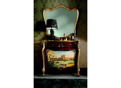 Italian Chest of drawers Sideboard Hand Painting Wardrobe Luxury Sideboard Italian Wood