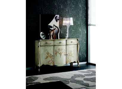 Design Furniture Style Baroque Chest of drawers Sideboard Luxury Sideboard Wood Italy