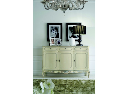 Design Furniture Style Classic r Chest of drawers White Sideboard Wood Italian