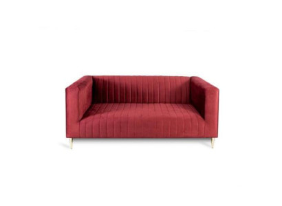 Sofa 2 Seater Pink Living room Modern Design Luxury Wood Furniture Upholstery Fabric new