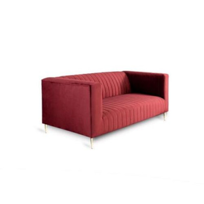 Sofa 2 Seater Pink Living room Modern Design Luxury Wood Furniture Upholstery Fabric new