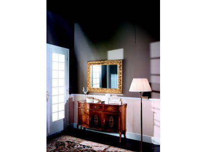 Designer Wood Luxury Italian Furniture 2-piece Set Furniture Style Baroque Chest of drawers
