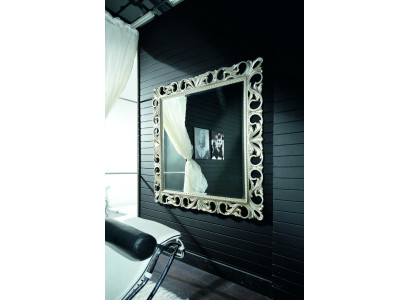 Mirror wooden frame Wall mirror Classic r Designer Mirror 192x112 Wood xxl big