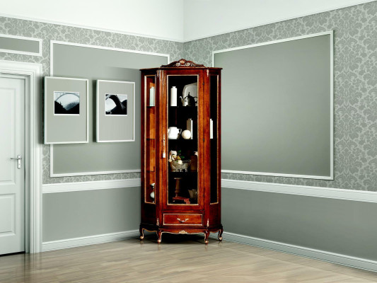 Corner showcase Wardrobe Design Display case Cabinets Designer Furniture Italian Furniture Shelves Shelf