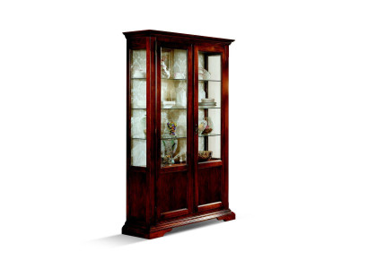 Chic Designer Italian Luxury Wood Furniture Baroque Style Wardrobe Display case Living room