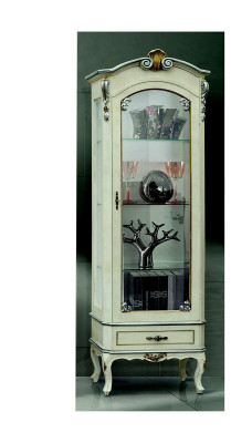 Classic Luxury Furniture Wood White Display case Chic display cabinet Italian Furniture new
