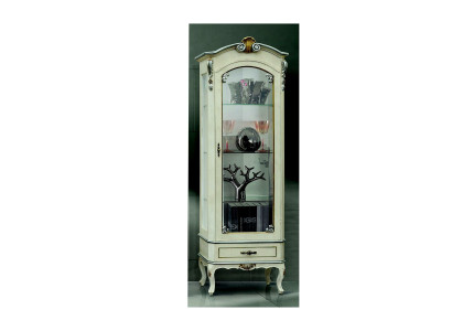 Classic Luxury Furniture Wood White Display case Chic display cabinet Italian Furniture new