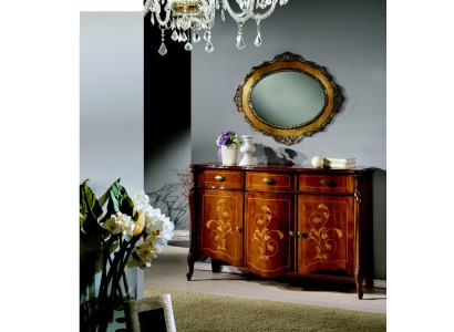 Design Furniture Style Baroque Chest of drawers Wardrobe Brown Design Luxury Wood