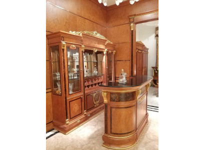 Display case Bar Wardrobe Cabinets Home Bar Classic Bar Decoration Antique Style Baroque
