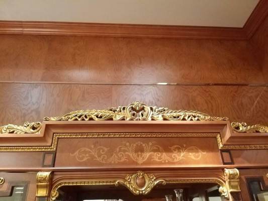 Display case Bar Wardrobe Cabinets Home Bar Classic Bar Decoration Antique Style Baroque