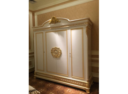 Wardrobe Shelf Storage Wardrobe Cabinets Wood Coat rack Baroque Rococo
