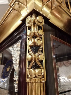 Display case Wardrobe Showcases Living room Decoration Show Cabinets Baroque Design