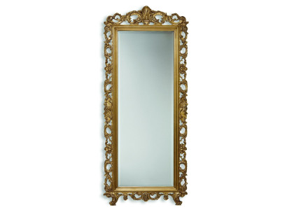 Classic r Large Mirror Wall mirror Luxury hanging mirror Wood Gold Coat rack SP6480