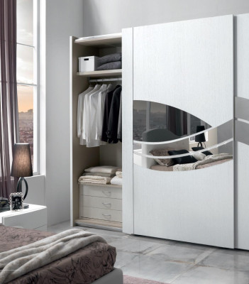Luxury Wardrobe Design Clothes cabinets Wood Cabinets Mirror Furnishings