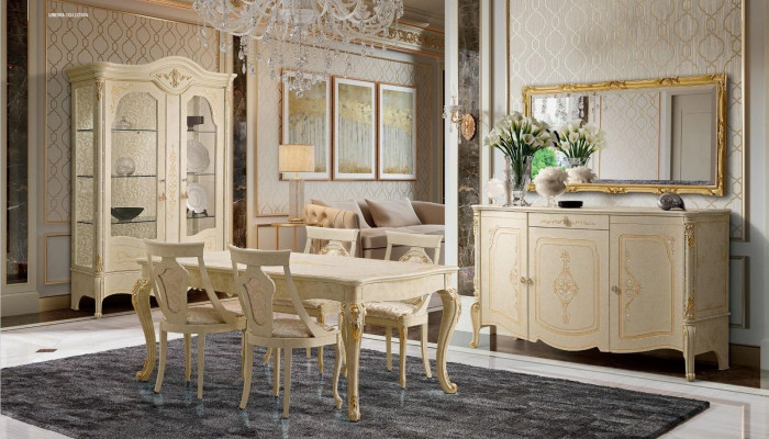 Koommode with Mirror Wood Chests of drawers Furniture Wardrobe Bedroom Black Sideboard