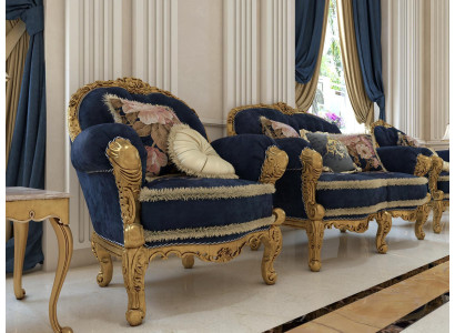 Classic design armchair living room single seater sofa couch lounge club hotel luxury
