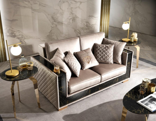 Two-seater Sofa 2 Seater Big XL Couch Sofas Couches Living room Design new