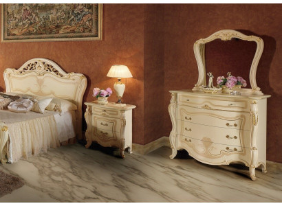 Design Furniture Wardrobe Group new Luxury 2-piece Chest of drawers Mirror Wood Set Classic